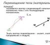 Траектория, длина пути, вектор перемещения
